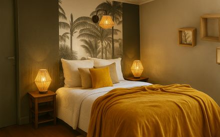 Chambre exotique - Déco' facile 42 - Violay