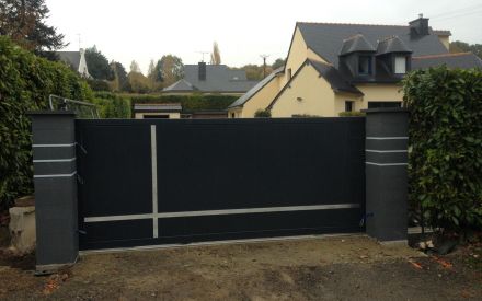Portail métallique design