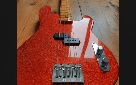 Basse sparkle tangerine C-Kustom