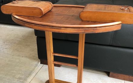 Table de fumeur art déco restaurée