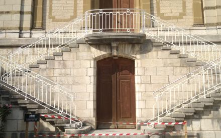 restauration de garde corps sur batiment classé au patrimoine
