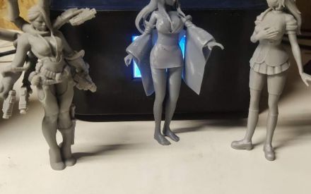 Figurine réalisé par impression 3d résine