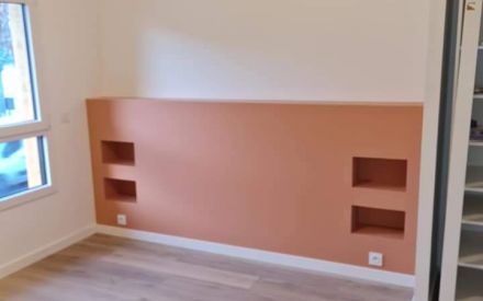 peinture d'une maison neuve à annecy