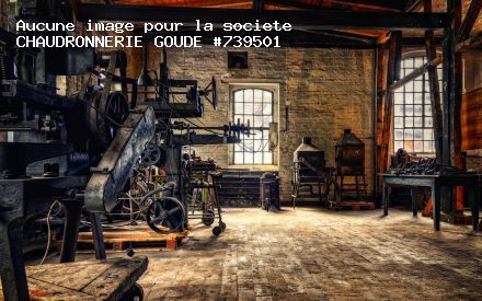 Présentation de CHAUDRONNERIE GOUDE