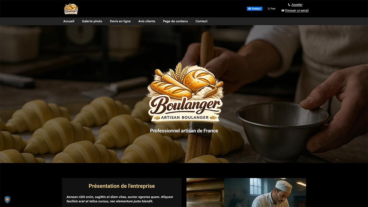 Vitrine Premium La Fabrique des Artisans personnalisée