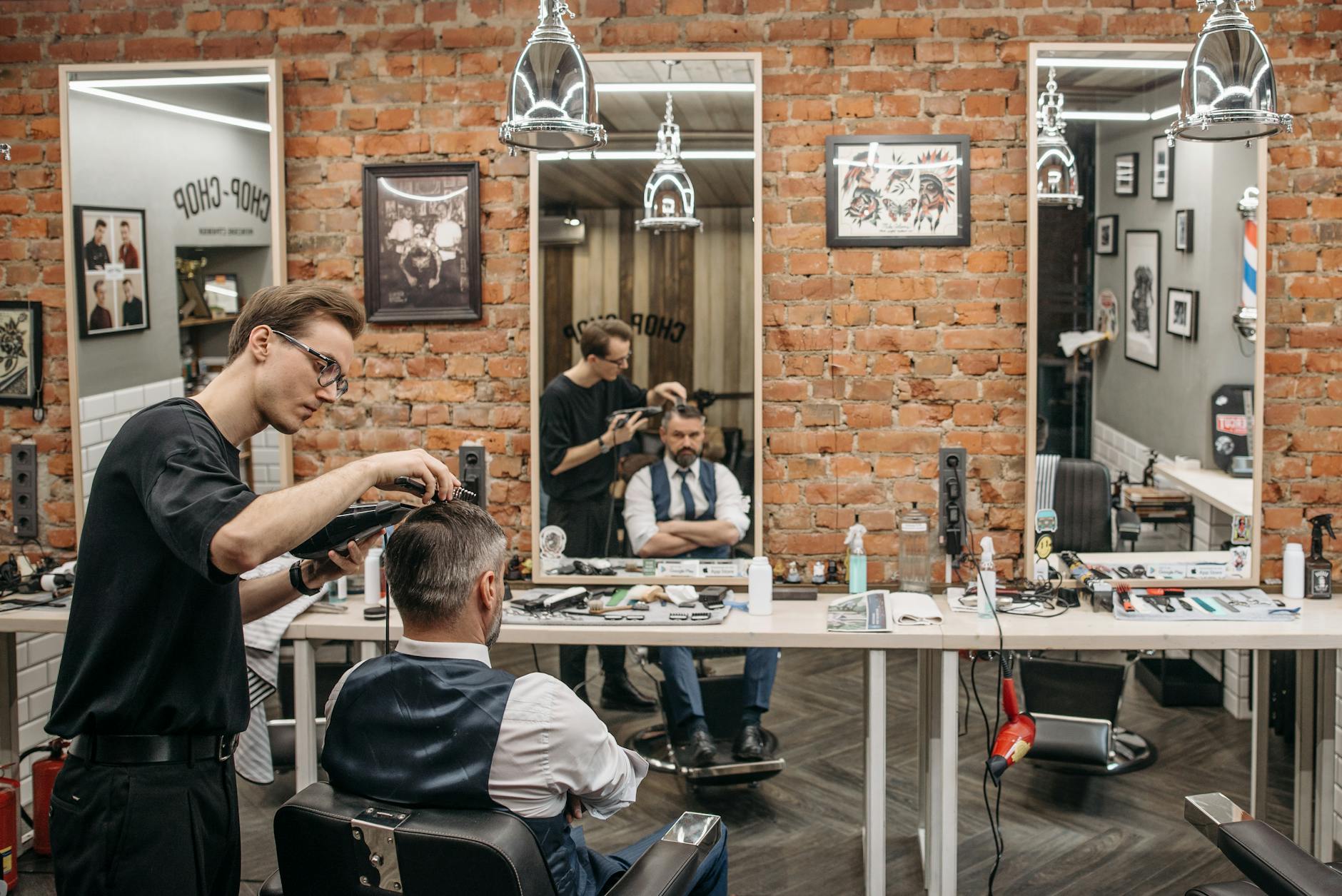 Illustration du m&eacute;tier de Coiffeur-Barbier